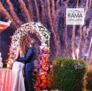 sposi fuochi artificio
